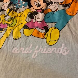 Disney 'and friends' Character Graphic Tee - Pastel Multi